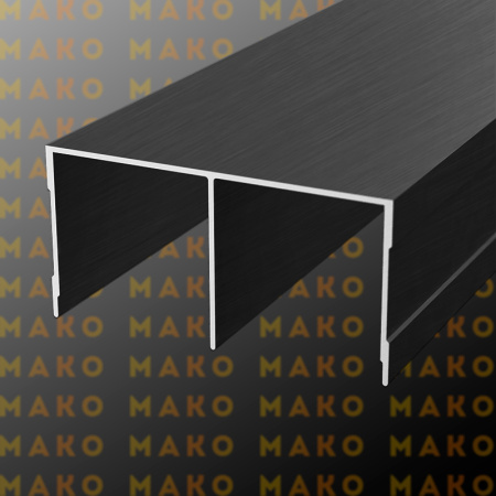 Направляющая верхняя MS310 Графит браш (A49)